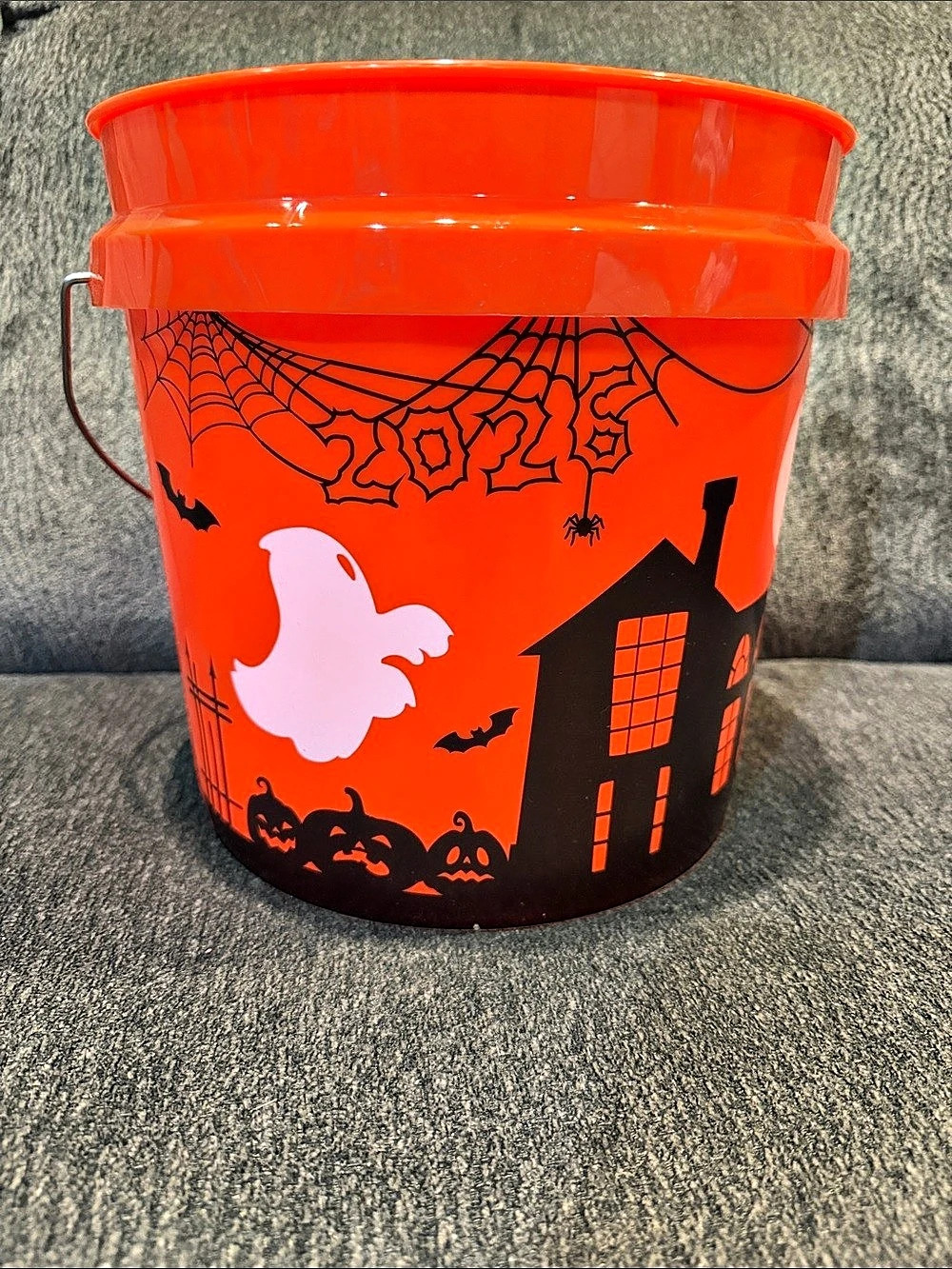 2026 The Home Depot 2 Gal. Orange Halloween Bucket Halloween Pumpkin Buck
